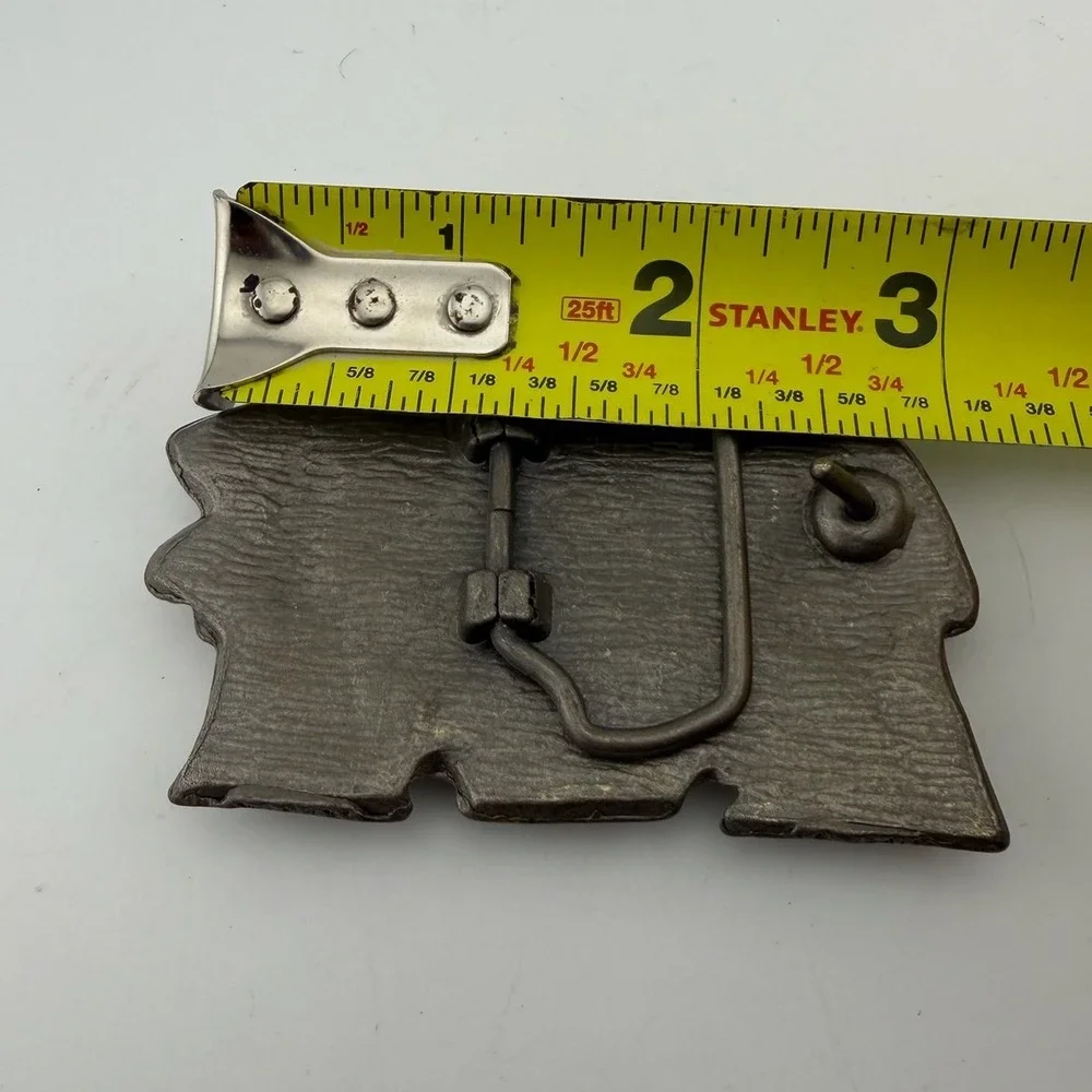 Vintage Tolstabush Vodka Belt Buckle Brass Excellent Vintage Novelty Humor